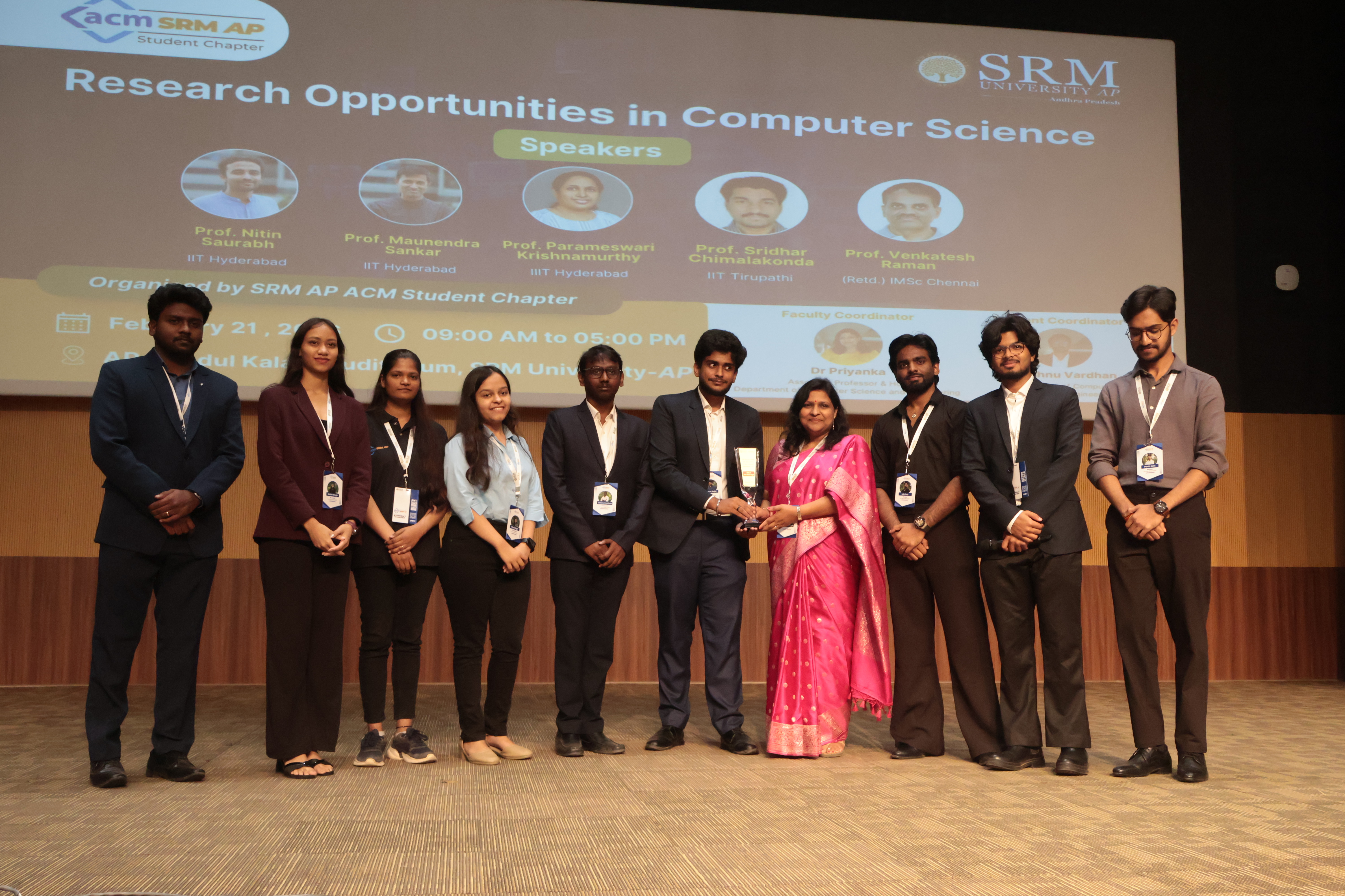 ACM India Research Opportunities in Computer Science (ROCS) — SRM AP ACM